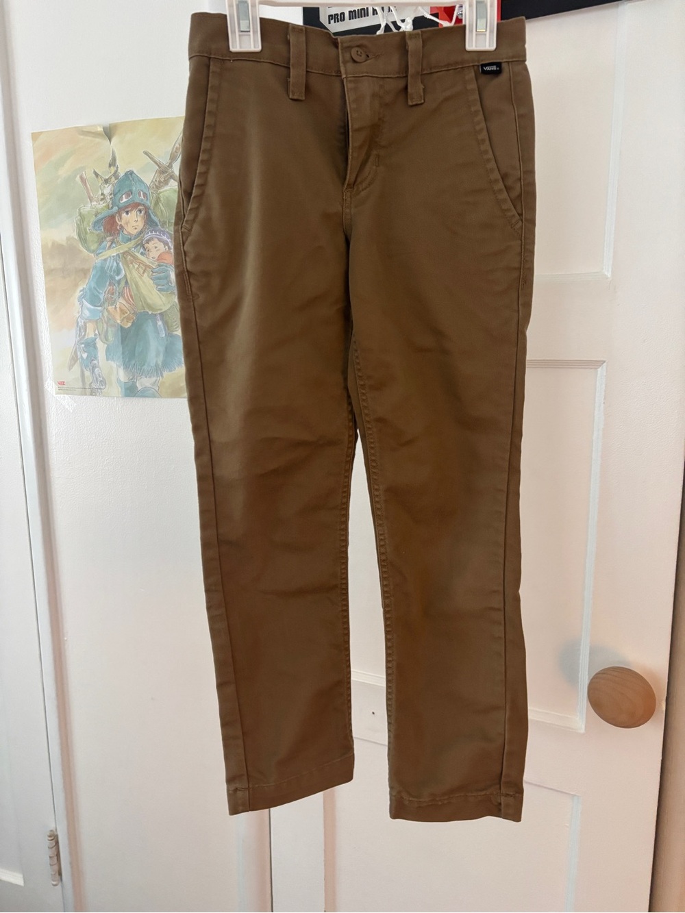 Vans Boy’s Tan Chino Pants khakis size 10 / 23